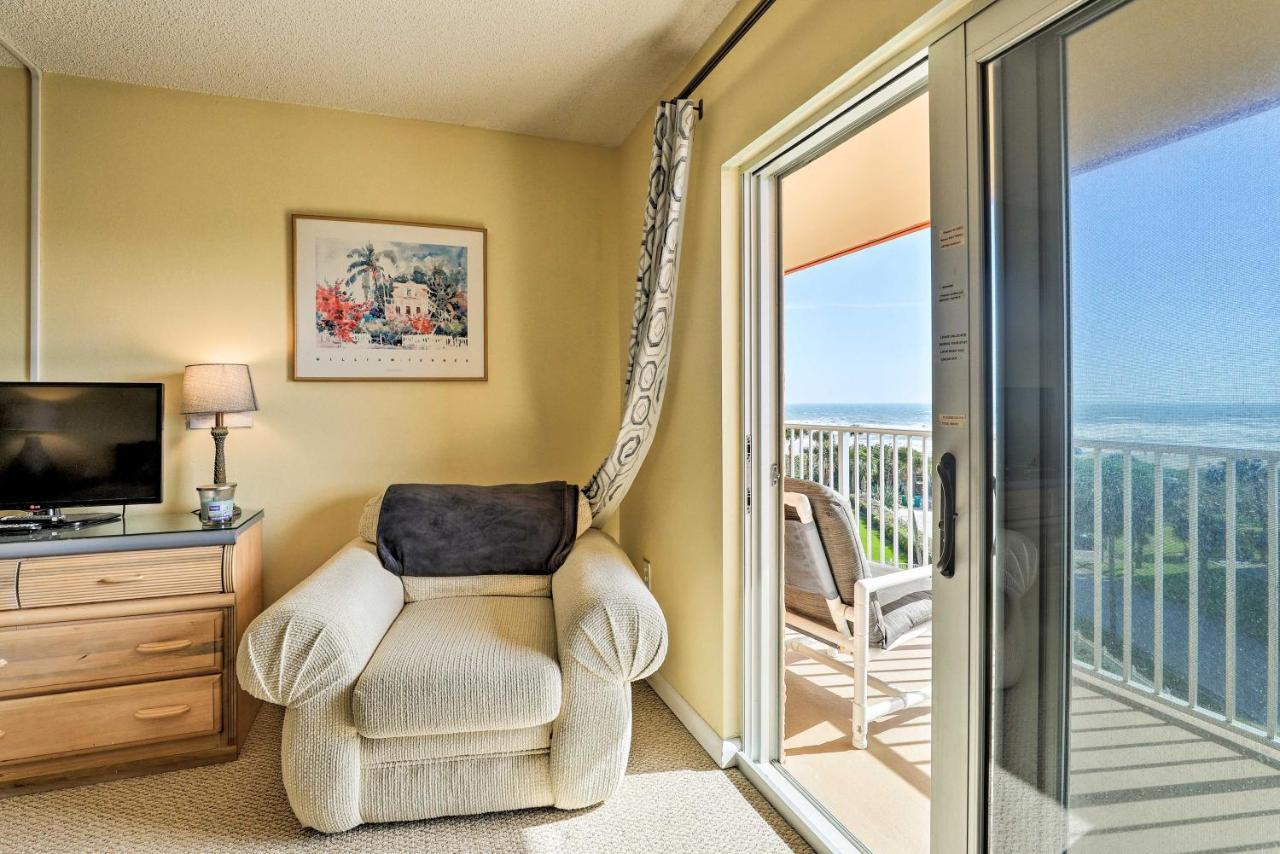 Oceanfront Cocoa Beach Condo With View Walk To Pier Bagian luar foto