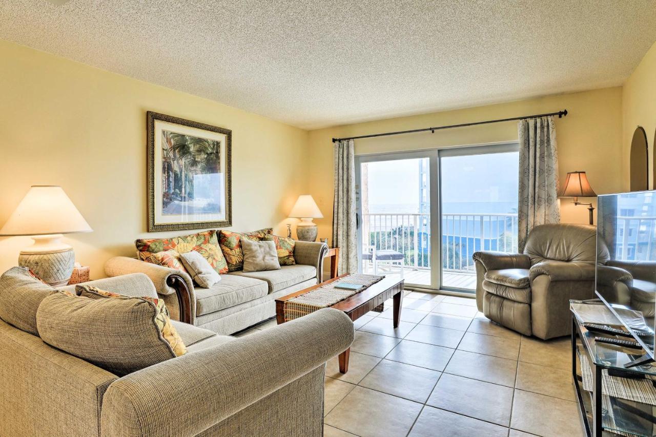 Oceanfront Cocoa Beach Condo With View Walk To Pier Bagian luar foto